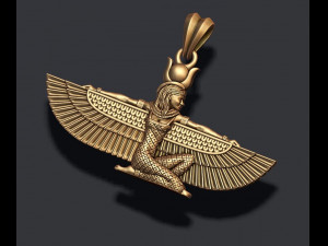 Isis pendant 3D Baskı Modeli