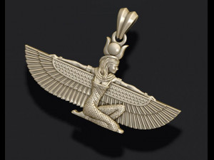 Isis pendant 3D Baskı Modeli