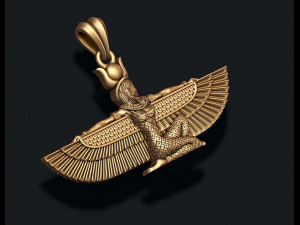 Isis pendant 3D Baskı Modeli