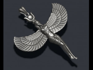Isis pendant 3D Print Model