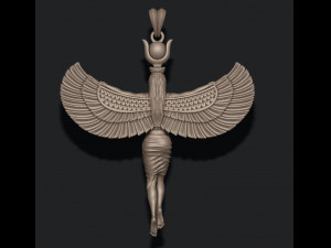 Isis pendant 3D Print Model