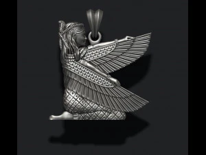Isis pendant 3D Print Model