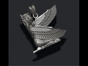 Isis pendant Model Cetak 3D