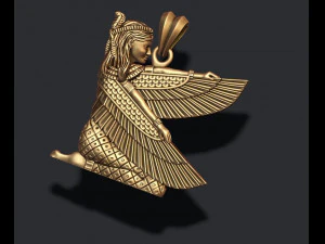 Isis pendant 3D Print Model