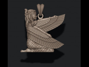 Isis pendant Model Cetak 3D