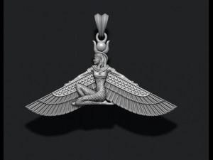 Isis pendant 3D-printmodel