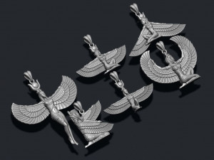 Isis pendants pack 3D 打印模型