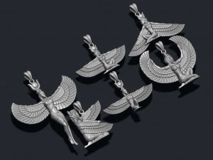 Isis pendants pack 3D Print Model