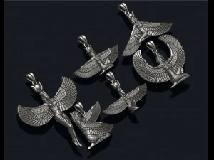Isis pendants pack 3D Print Model