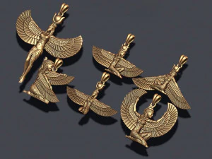 Isis pendants pack 3D Print Model