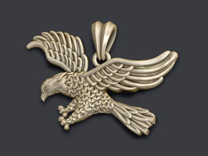 Pingente de águia Modelo de Impressão 3D