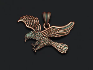 Eagle pendant 3D Print Model