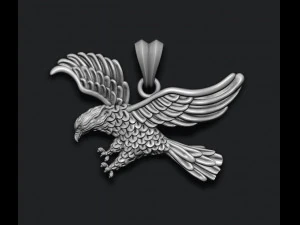 Eagle pendant 3D Print Model