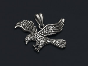 Eagle pendant 3D प्रिंट मॉडल