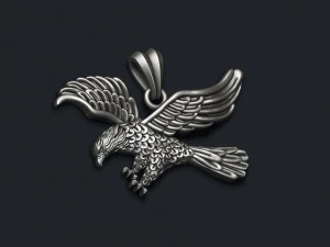 Eagle pendant 3D Print Model
