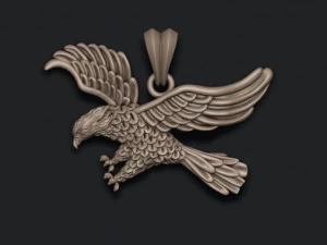 Eagle pendant 3D Print Model