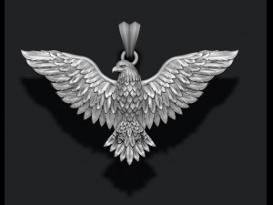 Eagle pendant 3D-printmodel