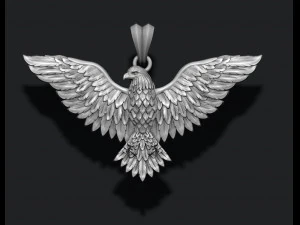 Eagle pendant 3D Print Model