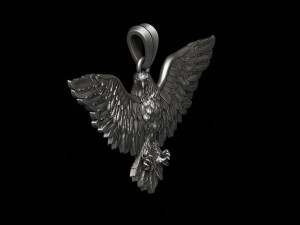 Eagle pendant 3D-printmodel