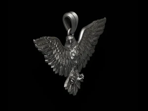 Eagle pendant 3D Print Model