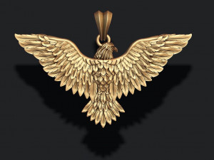 Eagle pendant 3D-printmodel