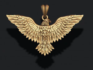 Eagle pendant 3D Print Model