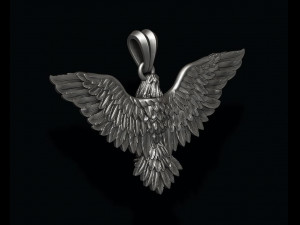 Eagle pendant 3D-printmodel