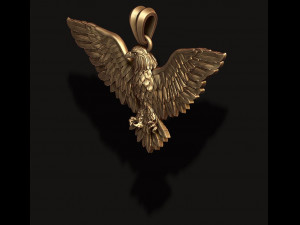 Eagle pendant 3D-printmodel