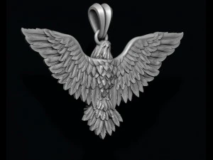 Eagle pendant 3D Print Model