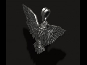 Eagle pendant 3D-printmodel