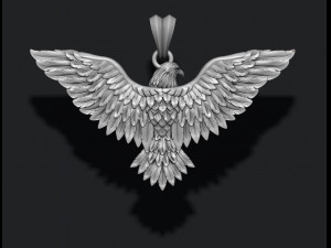 Eagle pendant 3D-printmodel