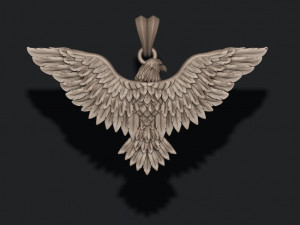 Eagle pendant 3D-printmodel