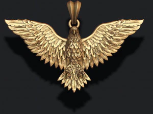 Eagle pendant 3D Print Model