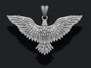 Eagle pendant 3D-Druckmodell