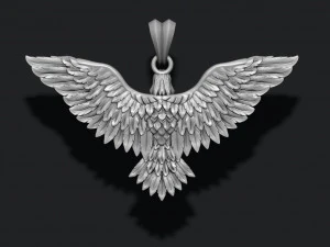 Eagle pendant 3D Print Model