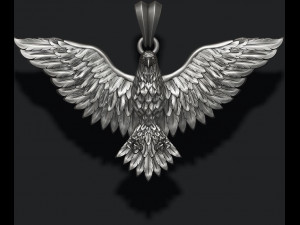 Eagle pendant 3D-Druckmodell
