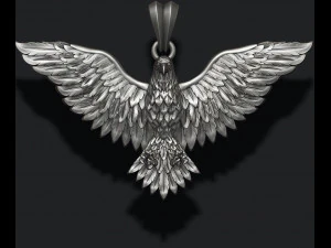 Eagle pendant 3D Print Model