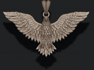Eagle pendant 3D Print Model