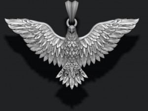 Eagle pendant 3D 打印模型