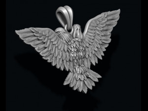 Two-headed eagle pendant 3Dプリントモデル