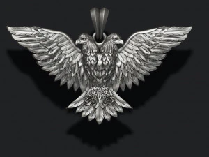 Two-headed eagle pendant 3D Print Model