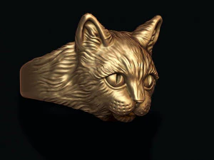 Cat ring 3D Print Model