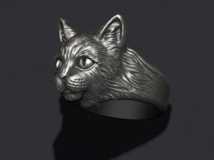 Cat ring 3D Print Model