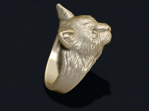 Cat ring 3D Print Model