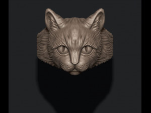 Cat ring 3D-printmodel