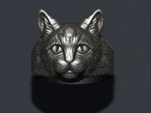 Cat ring 3D Print Model