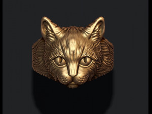 Cat ring 3D-printmodel