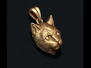 Cat 3D Print Model