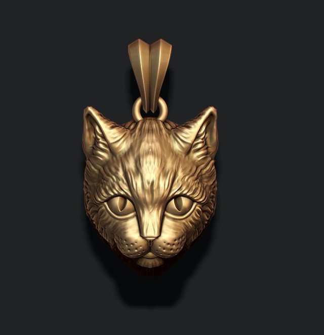 Cat 3D 프린트 모델 .c4d .max .obj .3ds .fbx .stl .blend 