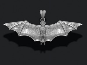 Bat pendant 3Dプリントモデル